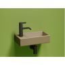 Умывальник CERAMICANOVA Element подвесной прямоугольный (чаша справа, отверстие под смеситель слева) цвет капучино матовый CN6051RMC