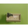 Умывальник CERAMICANOVA Element подвесной прямоугольный (чаша справа, отверстие под смеситель слева) цвет капучино матовый CN6051RMC