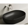 Умывальник CERAMICANOVA Element чаша накладная овальная (цвет Чёрный Матовый) CN6047MB