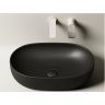 Умывальник CERAMICANOVA Element чаша накладная овальная (цвет Чёрный Матовый) CN6047MB