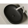 Умывальник CERAMICANOVA Element чаша накладная овальная (цвет Чёрный Матовый) CN6047MB