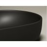 Умывальник CERAMICANOVA Element чаша накладная овальная (цвет Чёрный Матовый) CN6047MB
