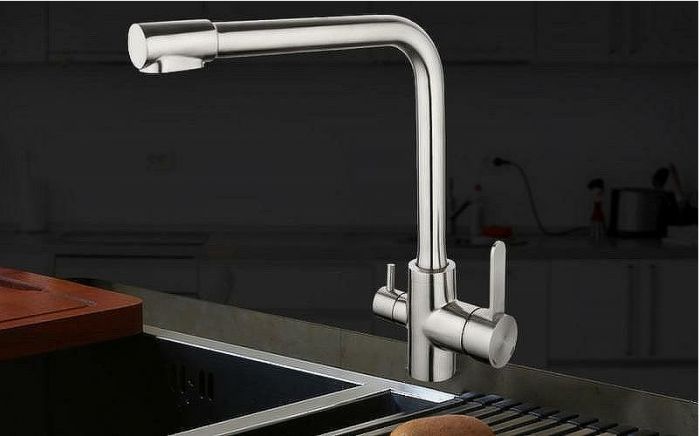 Смеситель для кухни Gappo G4399-1 Нержавеющая сталь