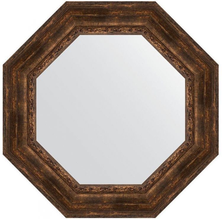 Зеркало Evoform Octagon 77х77 BY 7397 в багетной раме - Состаренное дерево с орнаментом 120 Зеркало Evoform Octagon 77х77 BY 7397 в багетной раме - Состаренное дерево с орнаментом 120