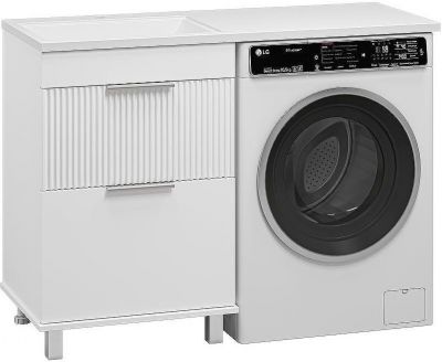 Тумба с раковиной Brevita Enfida 120 L УТ000016086 Белая матовая