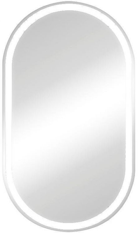 Зеркальный шкаф Континент Elmage black LED 45 МВК049 с подсветкой Черный