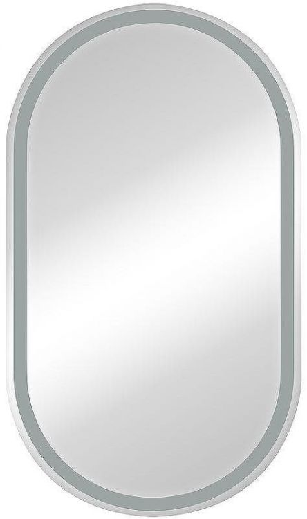 Зеркальный шкаф Континент Elmage black LED 45 МВК049 с подсветкой Черный