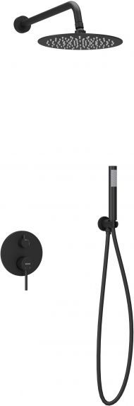 Душевой комплект SANCOS Select встраиваемый для душа, цвет черный матовый, SC3003MB