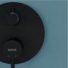 Душевой комплект SANCOS Select встраиваемый для душа, цвет черный матовый, SC3003MB