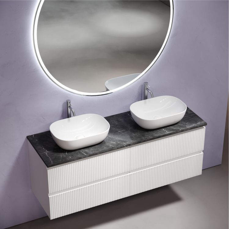 Столешница для ванной комнаты SANCOS из керамогранита SANCOS Black Sky 1400х460 c отверстием под смеситель,TT140A1X Столешница для ванной комнаты SANCOS из керамогранита SANCOS Black Sky 1400х460 c отверстием под смеситель,TT140A1X