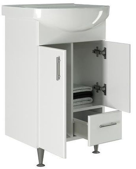 Тумба под раковину Mixline Веста 52 528382 Белая