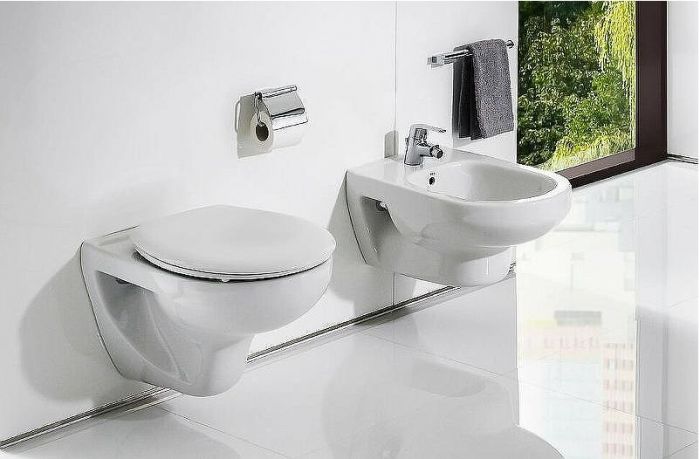 Комплект унитаза с инсталляцией Roca Victoria 893100000 с сиденьем Микролифт и клавишей смыва Хром