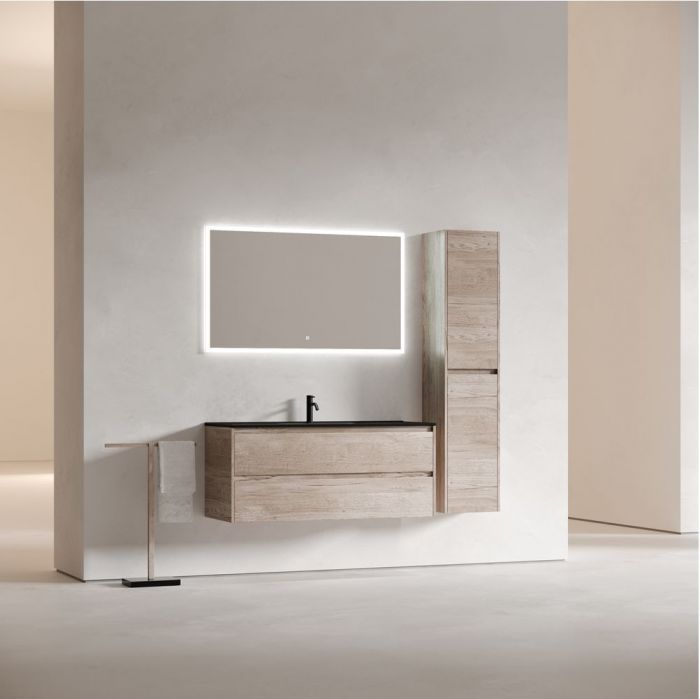 Тумба подвесная SANCOS под раковину Libra, дуб галифакс натуральный 1190х450х500 мм, LB120-1EG