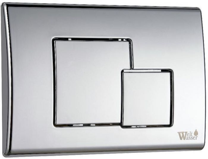 Комплект унитаза BelBagno Uno BB3105CHR/SC с сиденьем Микролифт и инсталляцией WeltWasser WW Marberg 507 10000005949+10000005953 с клавишей смыва Хром глянцевый