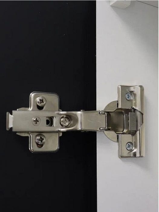 Зеркальный шкаф Континент Eltoro black LED 36 МВК112 с подсветкой Черный