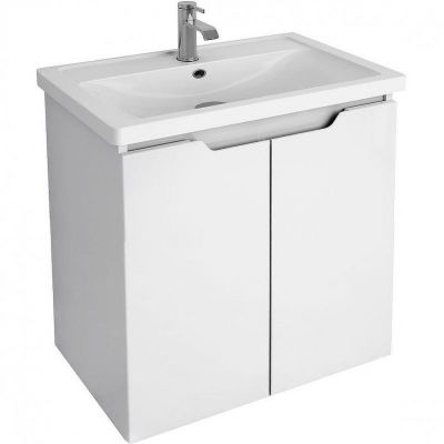 Тумба под раковину Dreja Eco Mini 60 99.1202 подвесная Белая