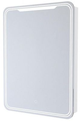 Зеркальный шкаф Mixline Виктория 60 L 547258 с подсветкой цвет Белый