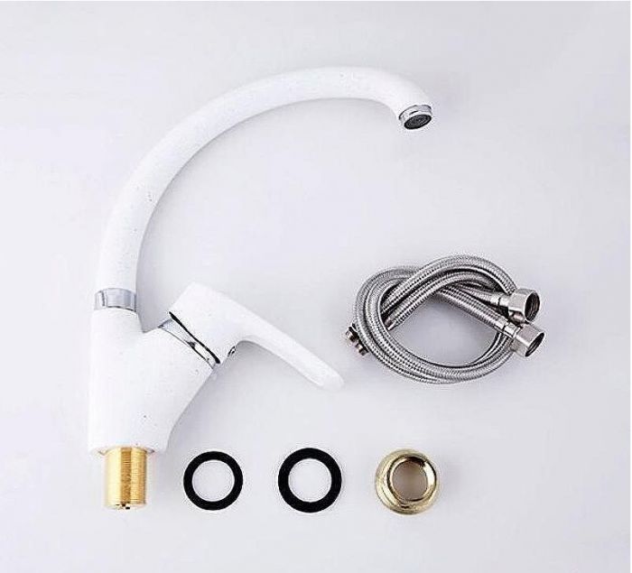 Смеситель для кухни Frap F4166-8 Белый