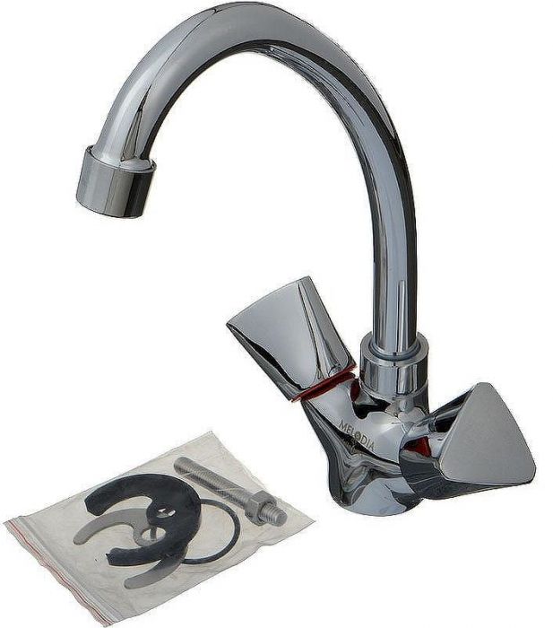 Смеситель для кухни Melodia della vita Dinatro Rus MDV40105R Хром