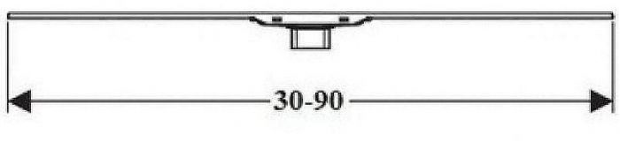 Душевой лоток Geberit CleanLine 20 154.450.KS.1 Хром