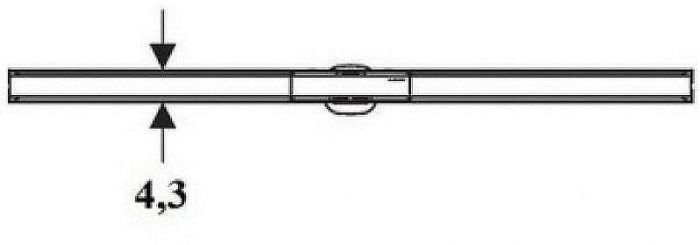 Душевой лоток Geberit CleanLine 20 154.450.KS.1 Хром