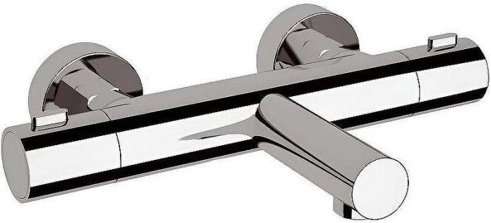 Смеситель для ванны Remer Elegance EQ05 с термостатом Хром