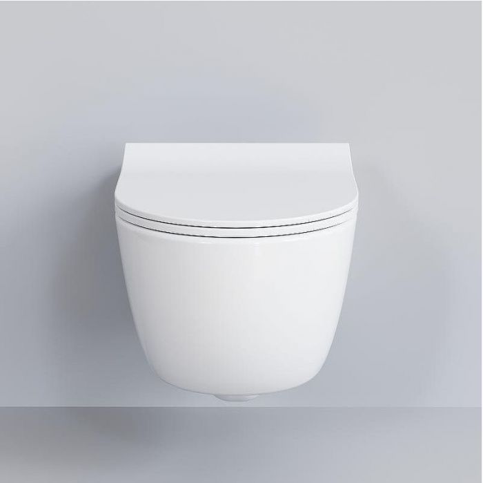 Унитаз Ambassador Abner 103T20001R подвесной Белый глянцевый без сиденья