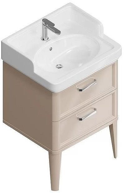 Тумба под раковину Kerama Marazzi Pompei 60 PO.M.60.2\CAM цвет Камео бежевый глянцевый
