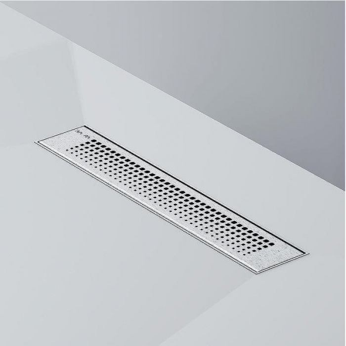 Душевой лоток AM.PM PrimeFlow 40 W02SC-P11-040-01SB с решеткой Хром матовый Cut Gradient