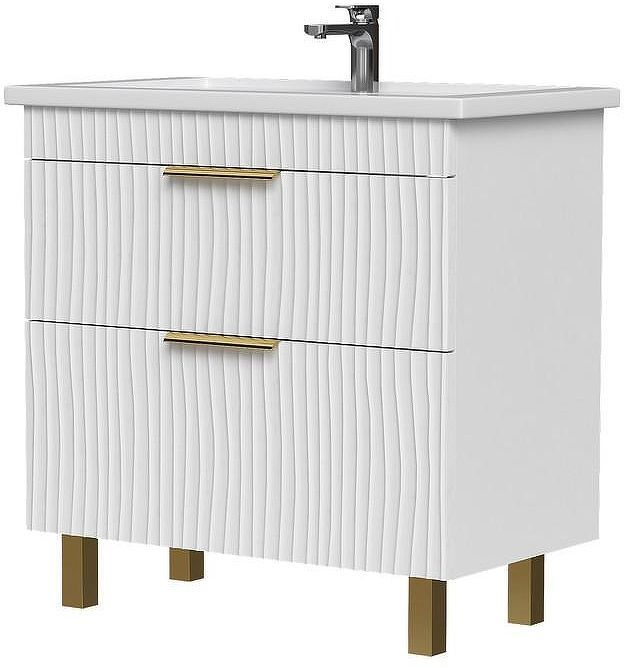 Тумба под раковину Volna Lotty Gold 80 tnLOTTYGD80.2Y-04 цвет Белый