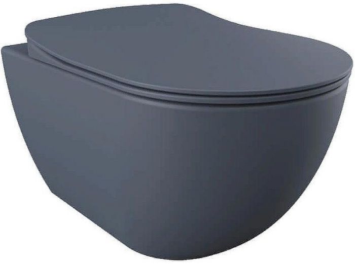 Унитаз биде Creavit Free FE322-00AM00E-0000 подвесной Антрацит без сиденья