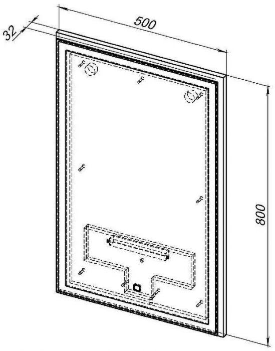 Комплект мебели для ванной Aquanet Nova Lite 50 302529 подвесной Дуб рошелье
