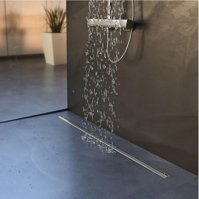 Душевой лоток Paini Slim Line 800 CH800SL с решеткой Хром глянец / под плитку