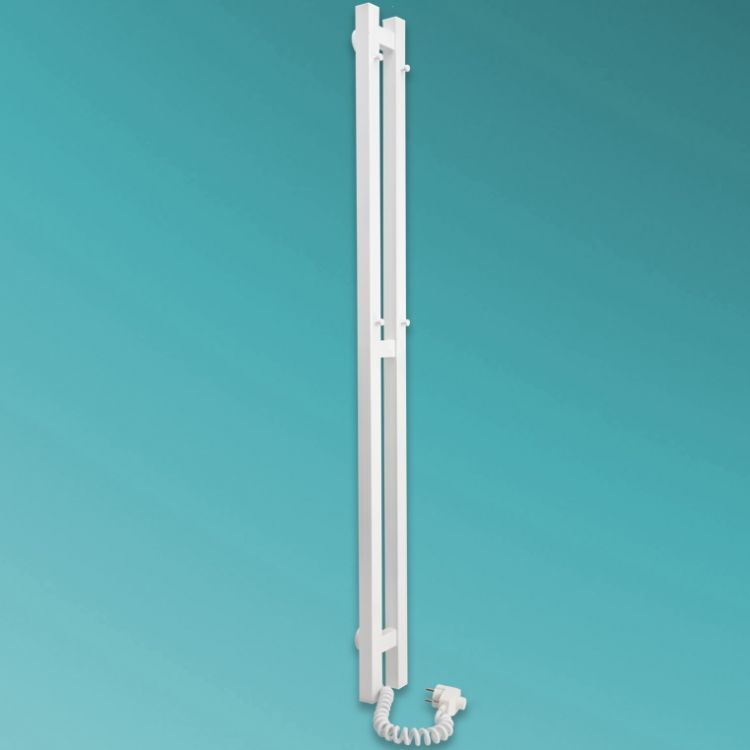 Полотенцесушитель электрический Laris Прайм Дуэт П2 120х8 белый Полотенцесушитель электрический Laris Прайм Дуэт П2 120х8 белый