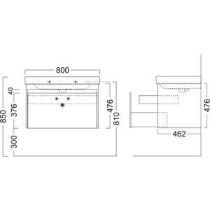 Тумба под раковину Kerama Marazzi Buongiorno 80, корпус белый, фасад дуб санома (BG.80.1+1\OAK) Тумба под раковину Kerama Marazzi Buongiorno 80, корпус белый, фасад дуб санома (BG.80.1+1\OAK)