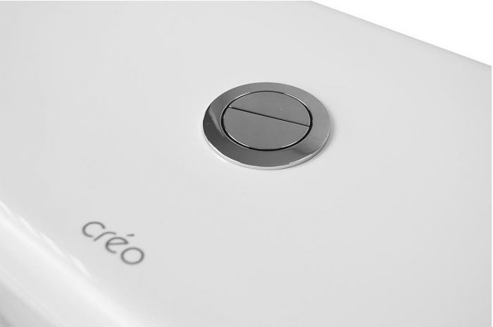 Унитаз моноблок Creo Ceramique One ON0102 цвет Белый с сиденьем Микролифт