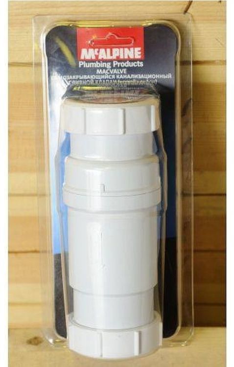 Сифон для раковины McAlpine MRNRV40-PB цвет Белый Сифон для раковины McAlpine MRNRV40-PB цвет Белый