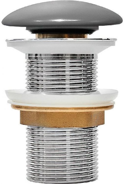 Донный клапан Iddis Optima Home OPHGM00i88 click-clack Серый матовый