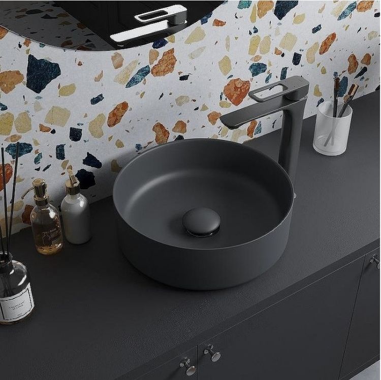 Донный клапан Iddis Optima Home OPHGM00i88 click-clack Серый матовый