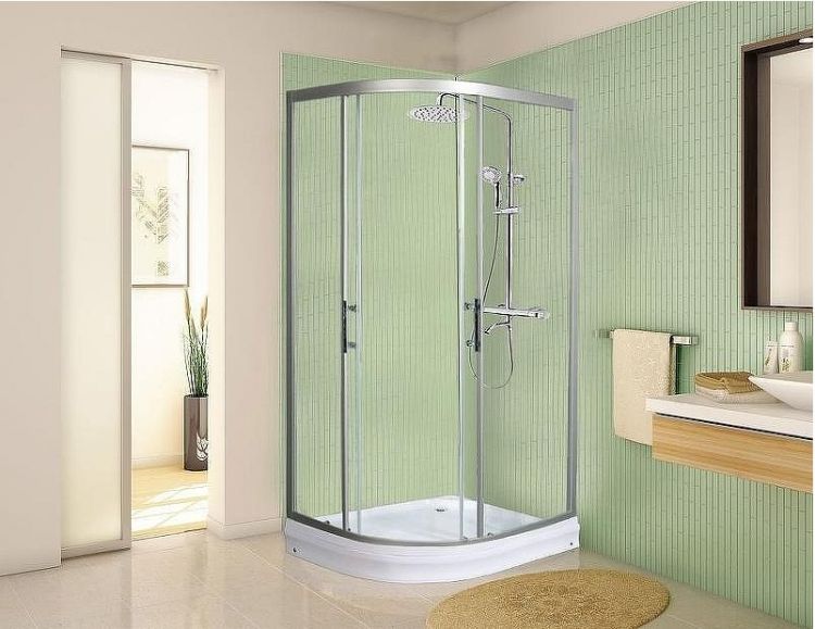 Душевой уголок WeltWasser WW500 С 120х90 R 10000012453 профиль Хром стекло прозрачное