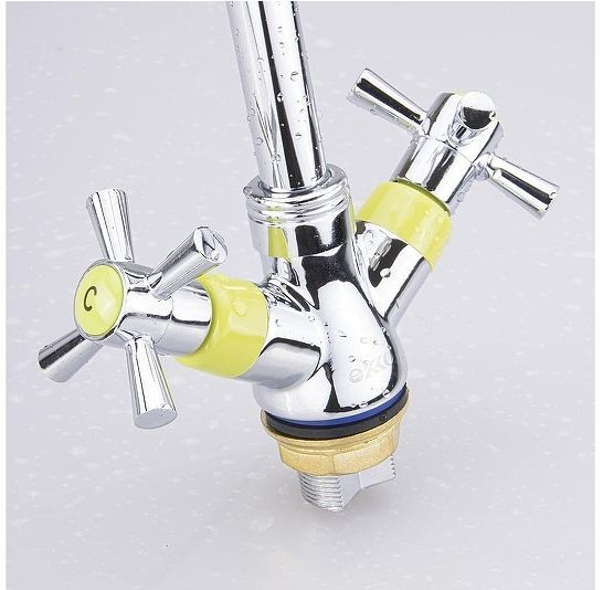 Смеситель для кухни Ekko E49118-6 цвет Хром Салатовый