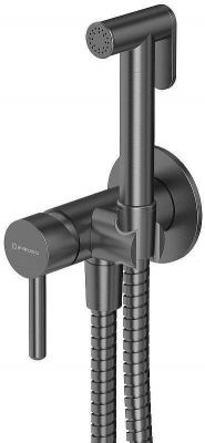 Гигиенический душ со смесителем Whitecross Y gunmetal SYSYBI2GM Оружейная сталь