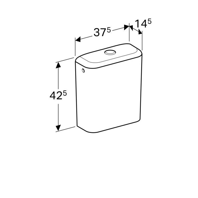 Бачок для унитаза Geberit it!, 228950000