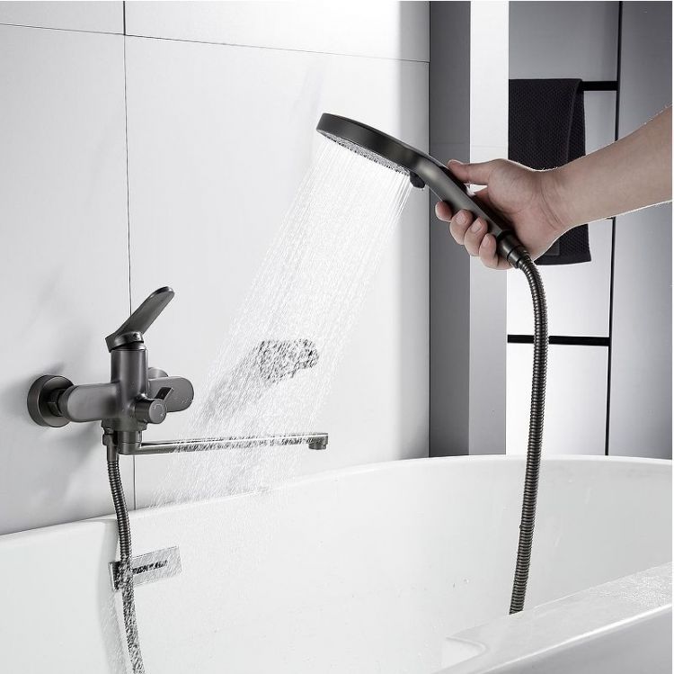 Смеситель для ванны Shevanik S43T S4322T универсальный цвет Оружейная сталь Смеситель для ванны Shevanik S43T S4322T универсальный цвет Оружейная сталь