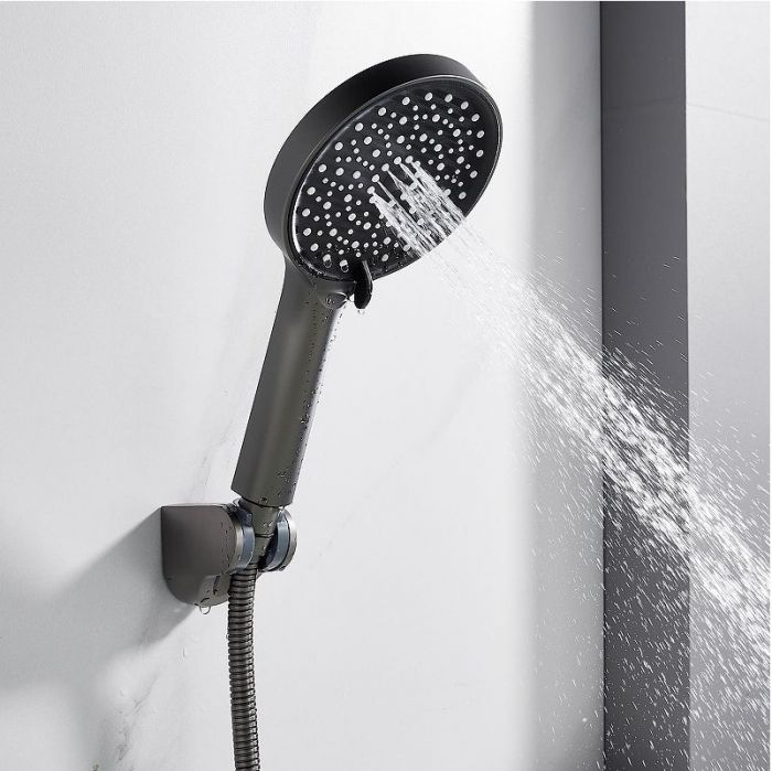 Смеситель для ванны Shevanik S43T S4322T универсальный цвет Оружейная сталь