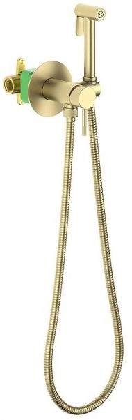 Гигиенический душ со смесителем Timo Saona 2338/17SM цвет Золото матовое