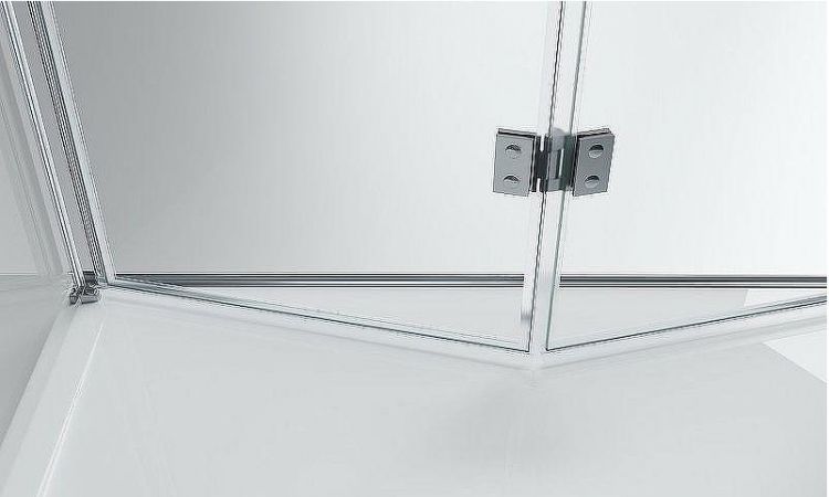 Душевой уголок BelBagno Albano 90х90 ALBANO-AS-1-90-C-Cr профиль Хром стекло прозрачное