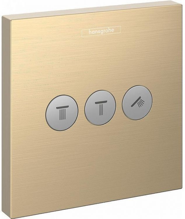 Переключатель потоков Hansgrohe ShowerSelect 15764140 Шлифованная бронза