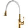 Смеситель для кухни Raffine F303G-1 цвет Золотой сатин Белый Смеситель для кухни Raffine F303G-1 цвет Золотой сатин Белый