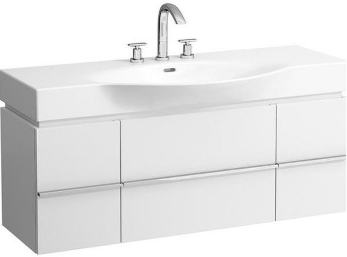 Тумба под раковину Laufen Palace New 120 4.0130.2.075.463.R подвесная Белая матовая